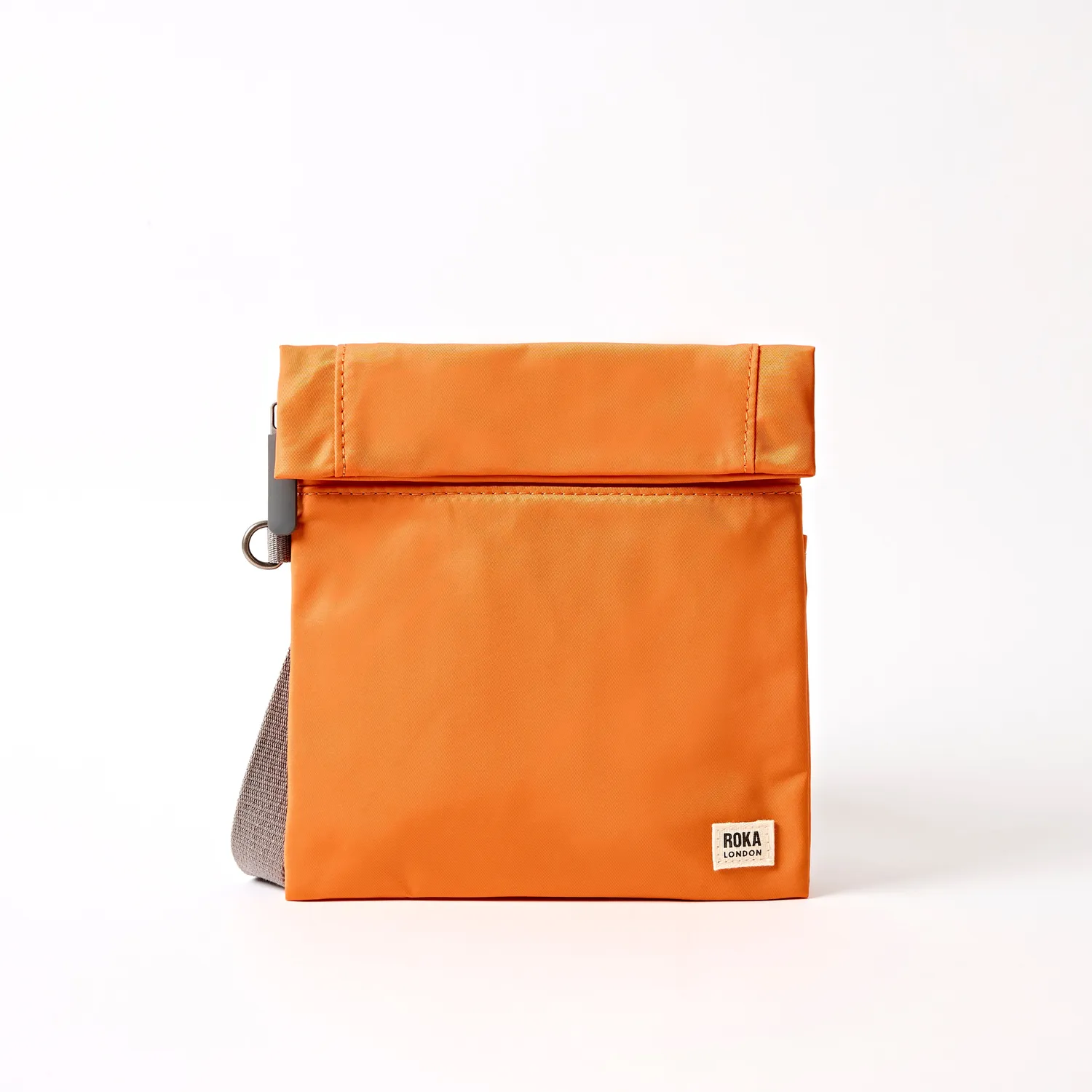 Roka London Stratford crossbody taske Jaffa Orange Small let