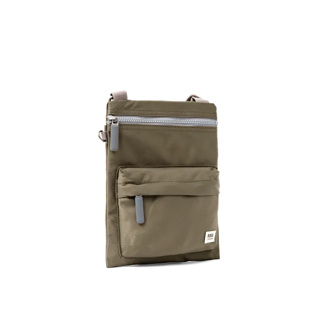 Roka London Chelsea B Army crossbody taske Medium 0,6 liter