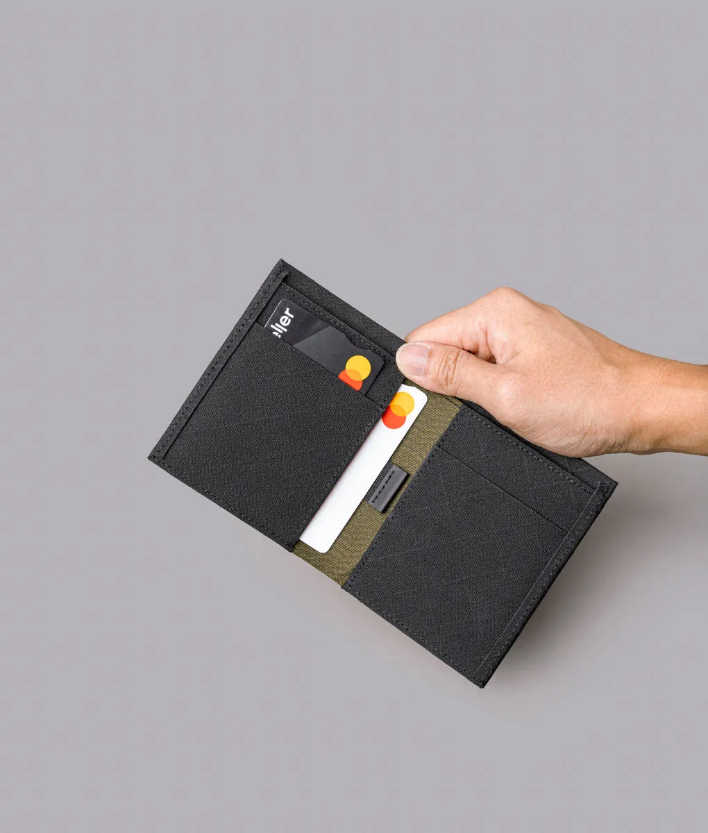Alpaka ARK Bifold pung sort Axogrid vejrbestandig