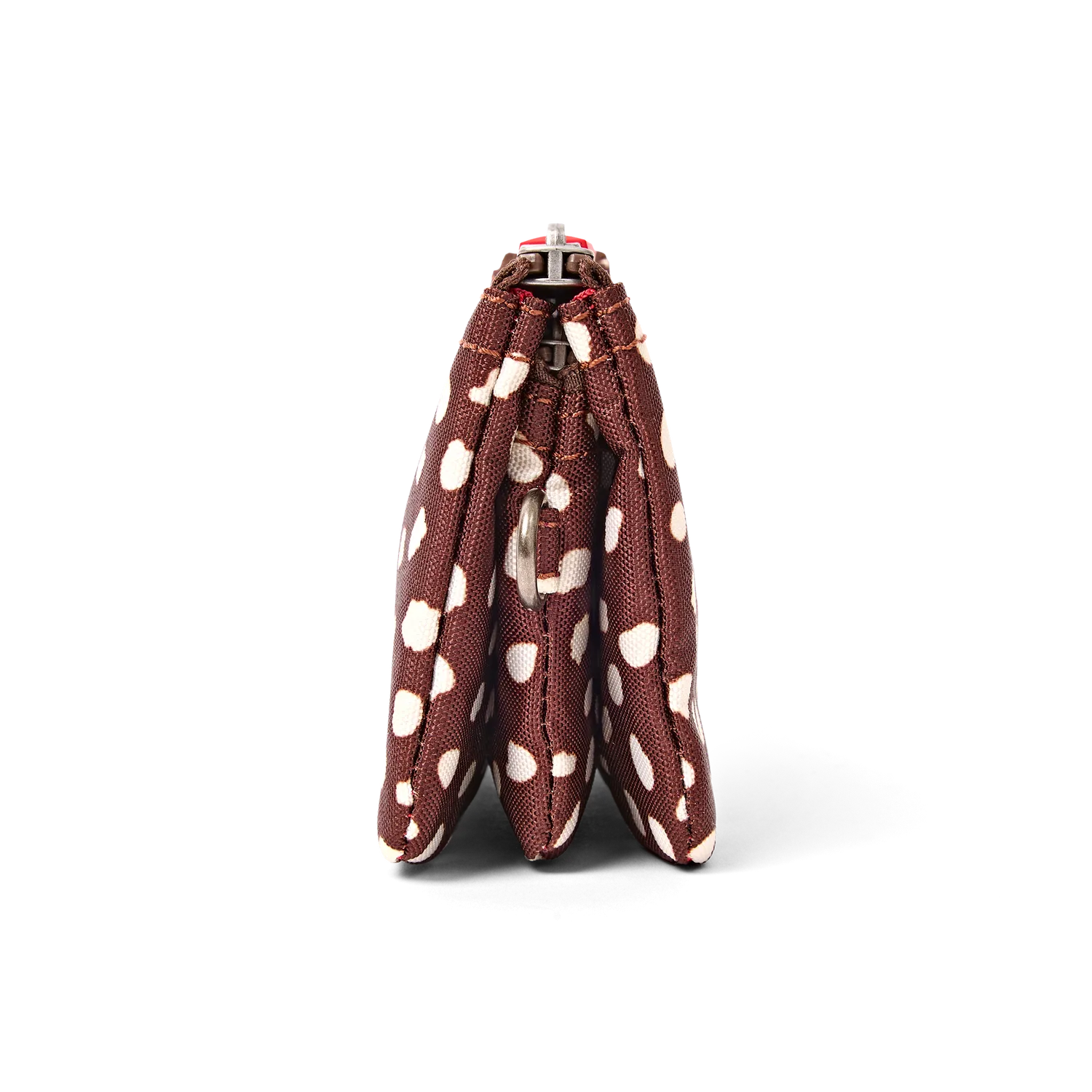 Roka London Carnaby pung Brown Dot S 3 rum vandafvisende