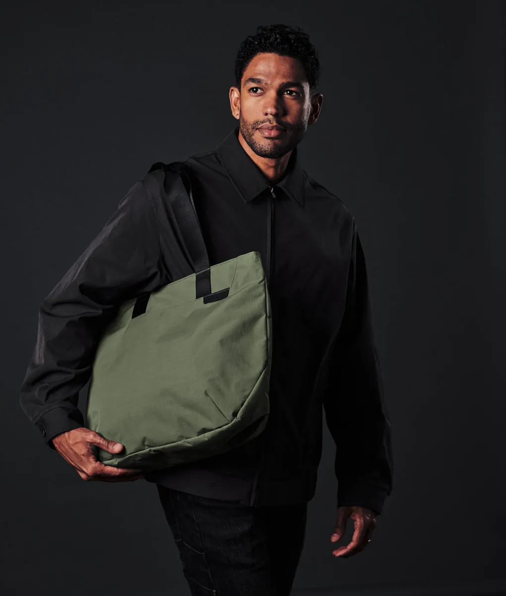 Alpaka Elements totebag M gron/gra 210D