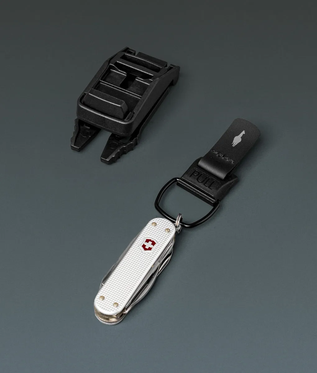 Alpaka HUB Tactical Clip karabinklips sort