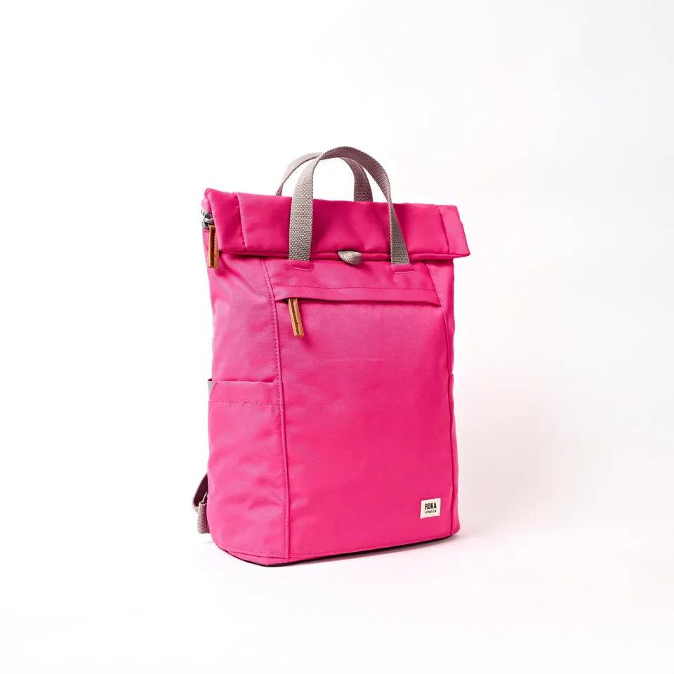 Roka London Finchley rygsæk Granita Red Medium laptoprum