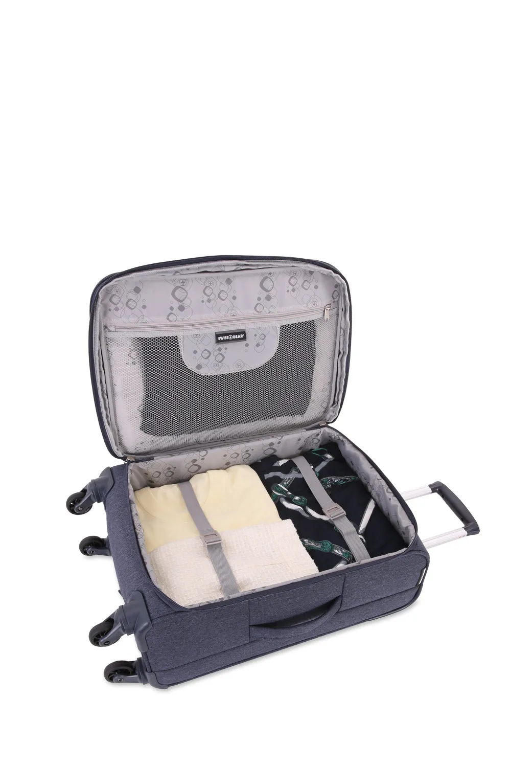 Swissgear 7660 kuffertsæt navy 2 dele med 4 hjul
