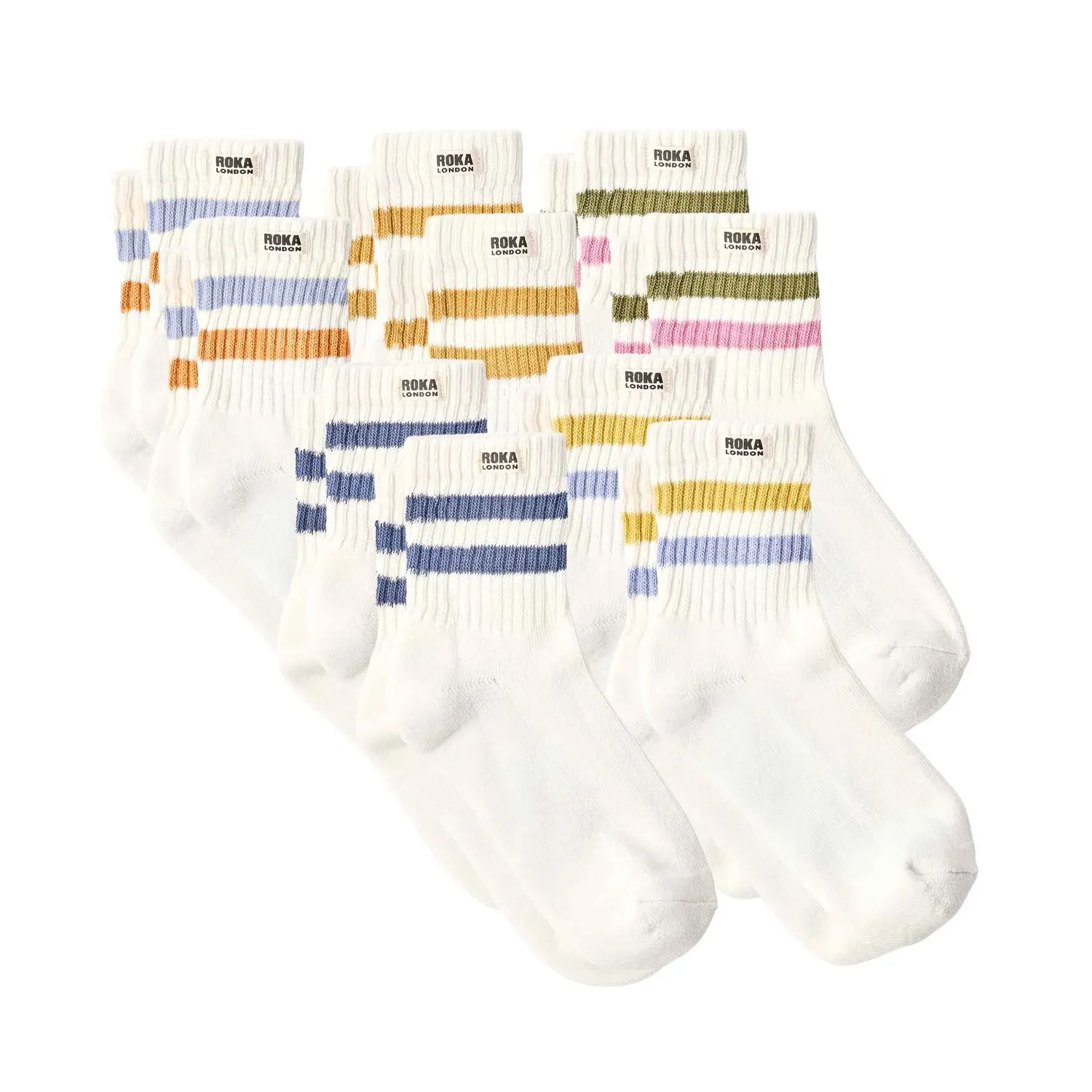Roka London Windsor Active strømper dame 3-pak bomuld