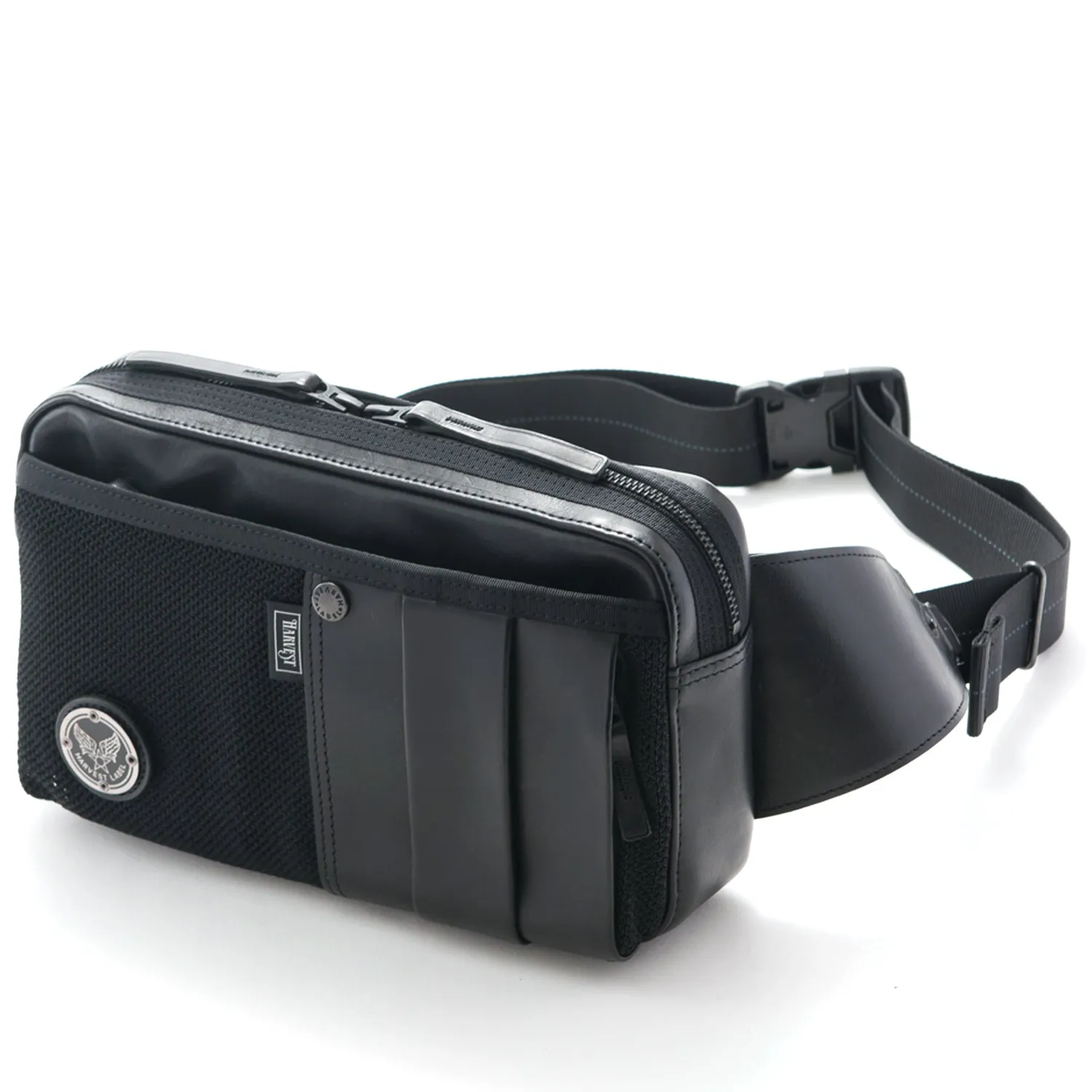 Harvest Label Custom Pelle HP-0201 bæltetaske sort læder