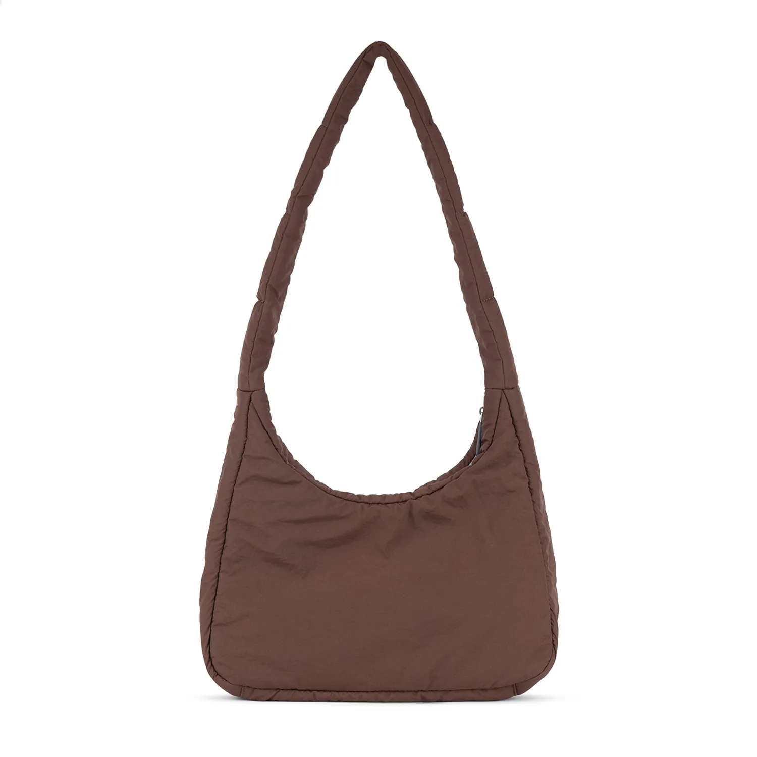 Roka London Belsize medium crossbody taske chocolate 14,7 liter