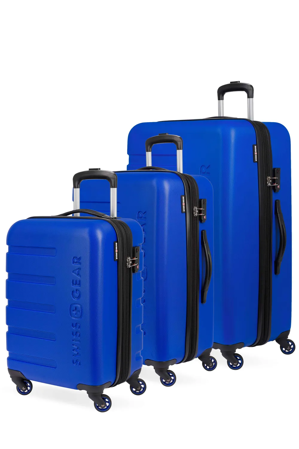 Swissgear Pro Traveler Bundle kuffertsæt Cobalt Blue 4 dele TSA-lås