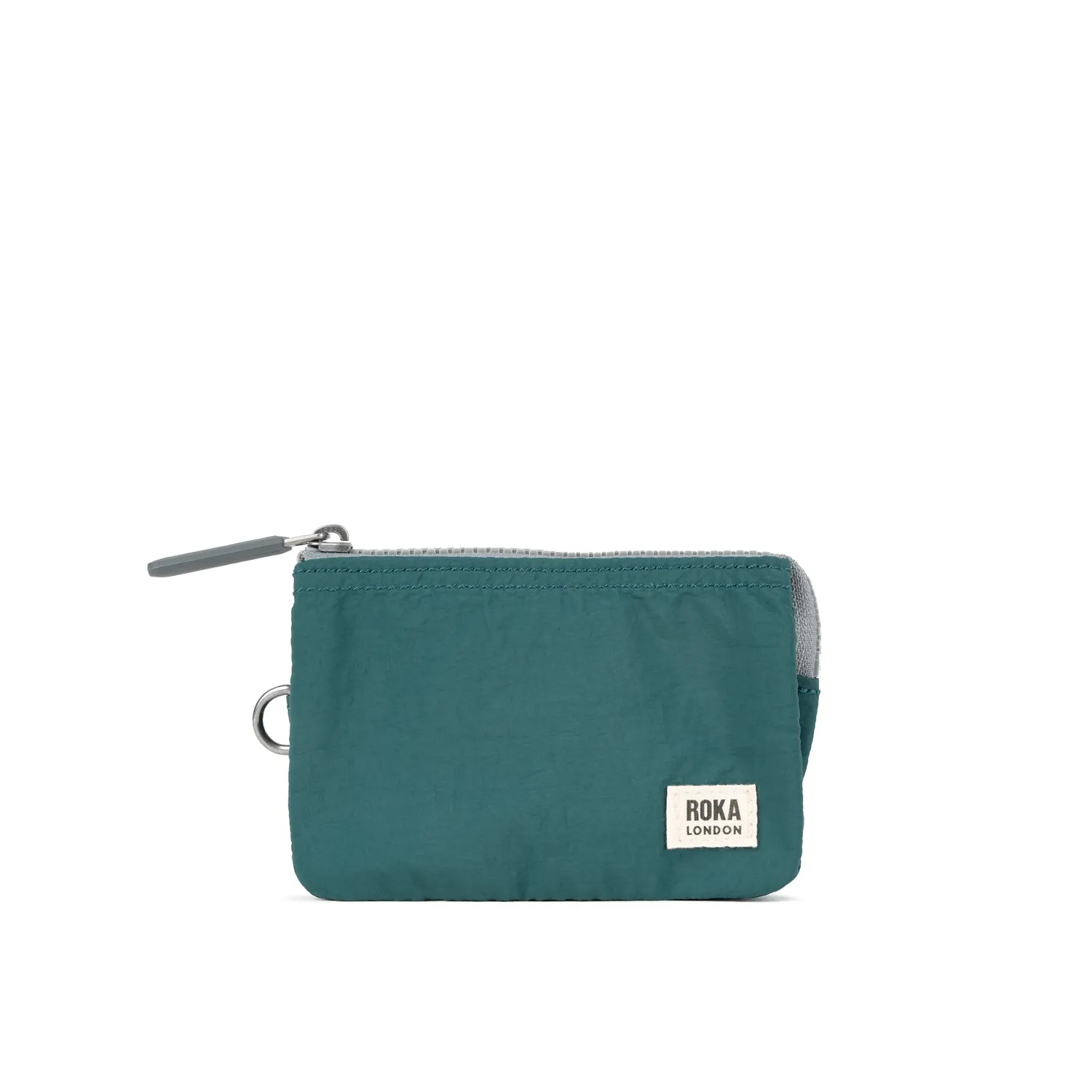 Roka Carnaby pung teal Small med lynlås