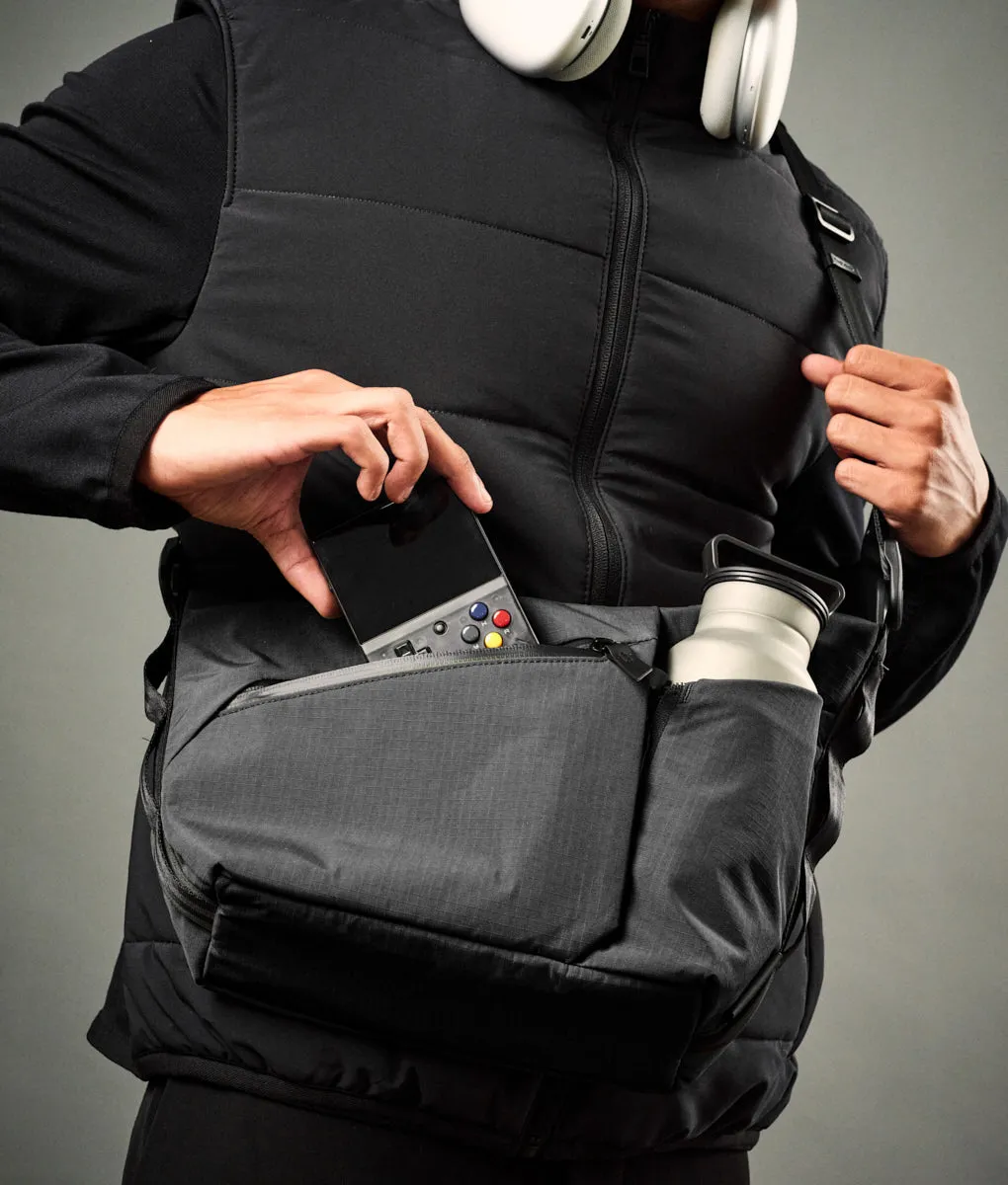 Alpaka Flow Satchel skuldertaske 4L sort