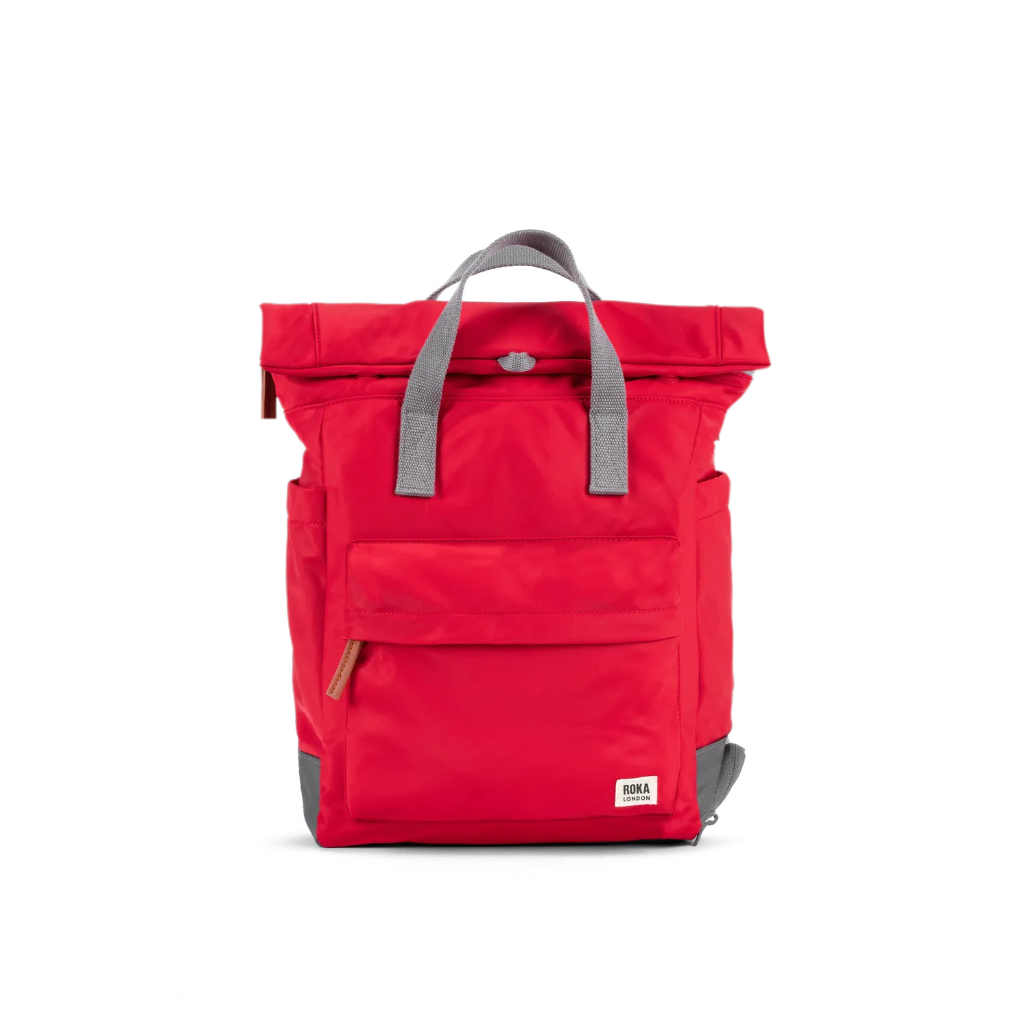 Roka London Bayswater Cranberry rygsæk paraplylomme