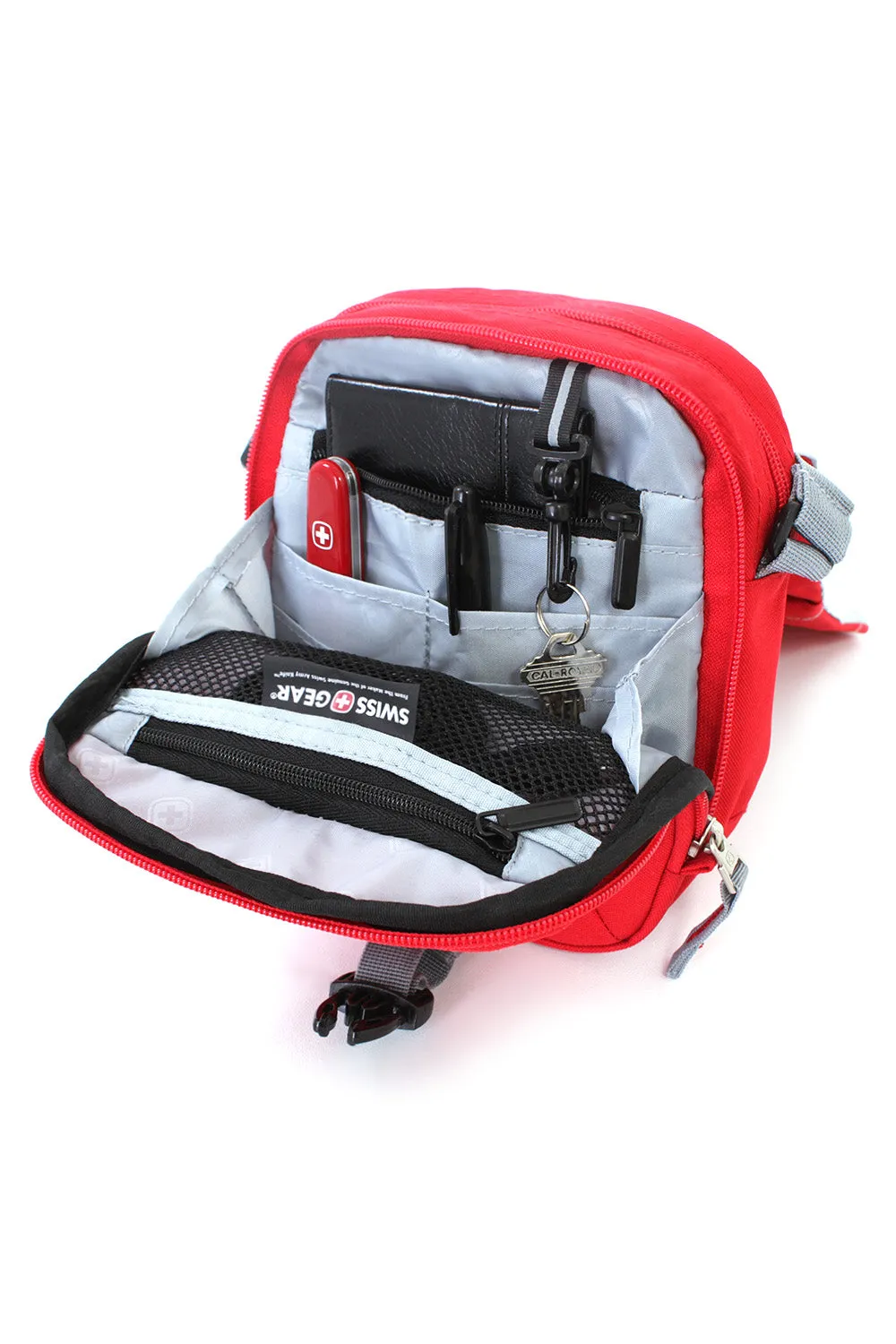 Swissgear 2310 Mini Flap skuldertaske rød polyester