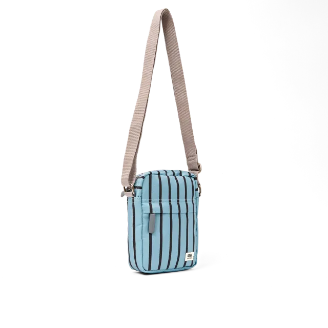 Roka London Bond crossbody taske Small blåstribet 1,5 liter
