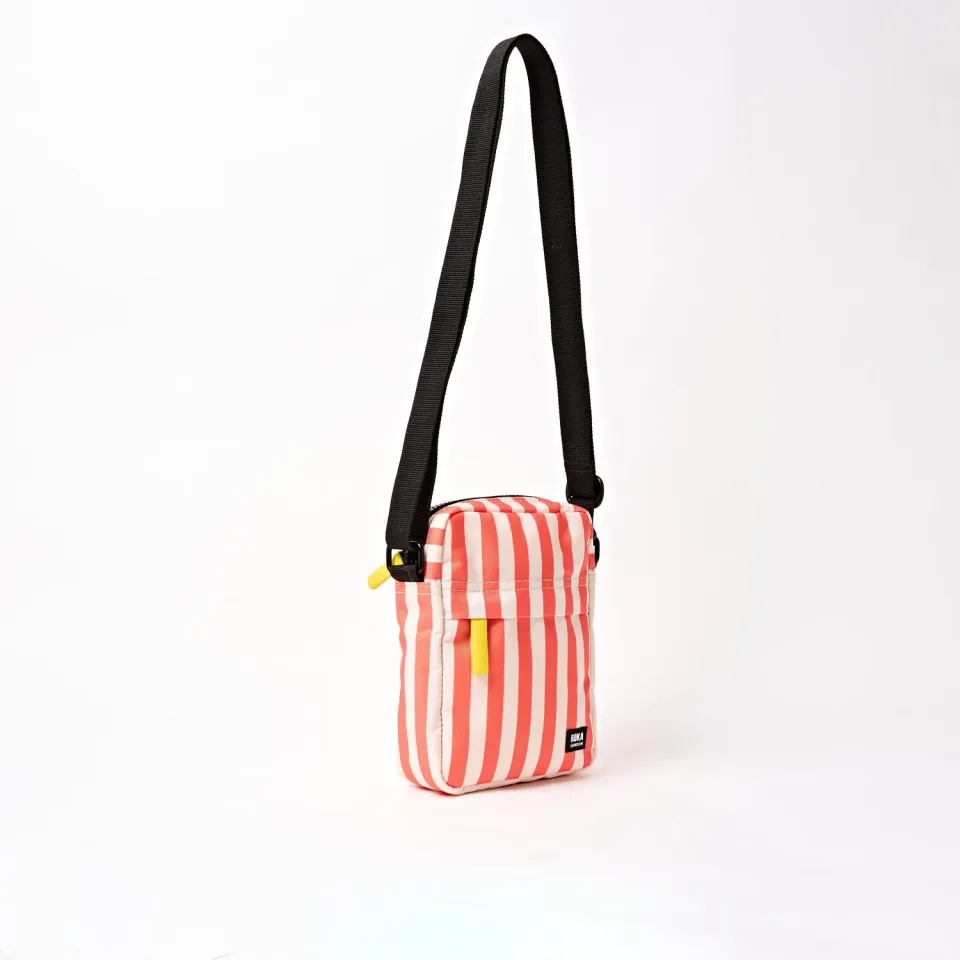 Roka Bond minitaske Coral Stripe S foret
