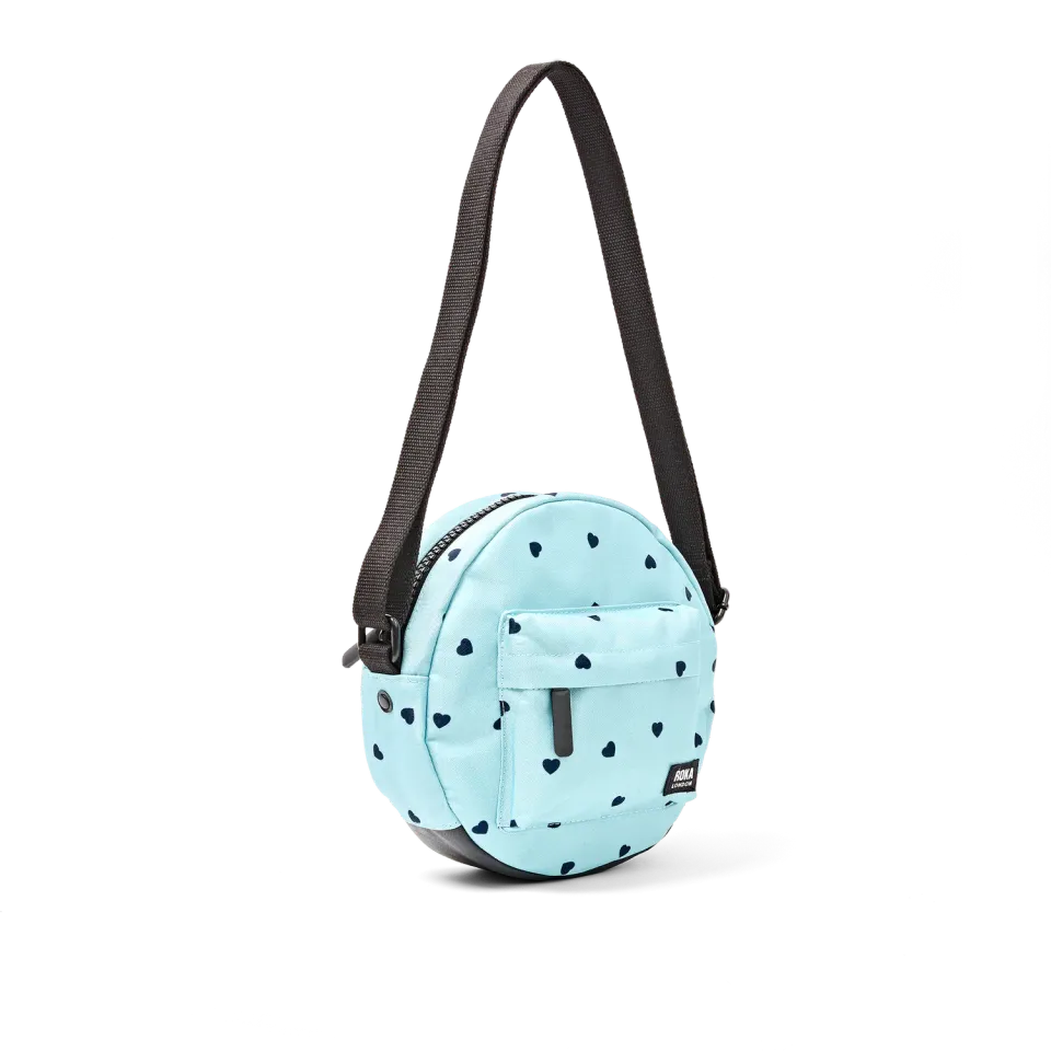 Roka London Paddington crossbody heart print small 4,1 liter