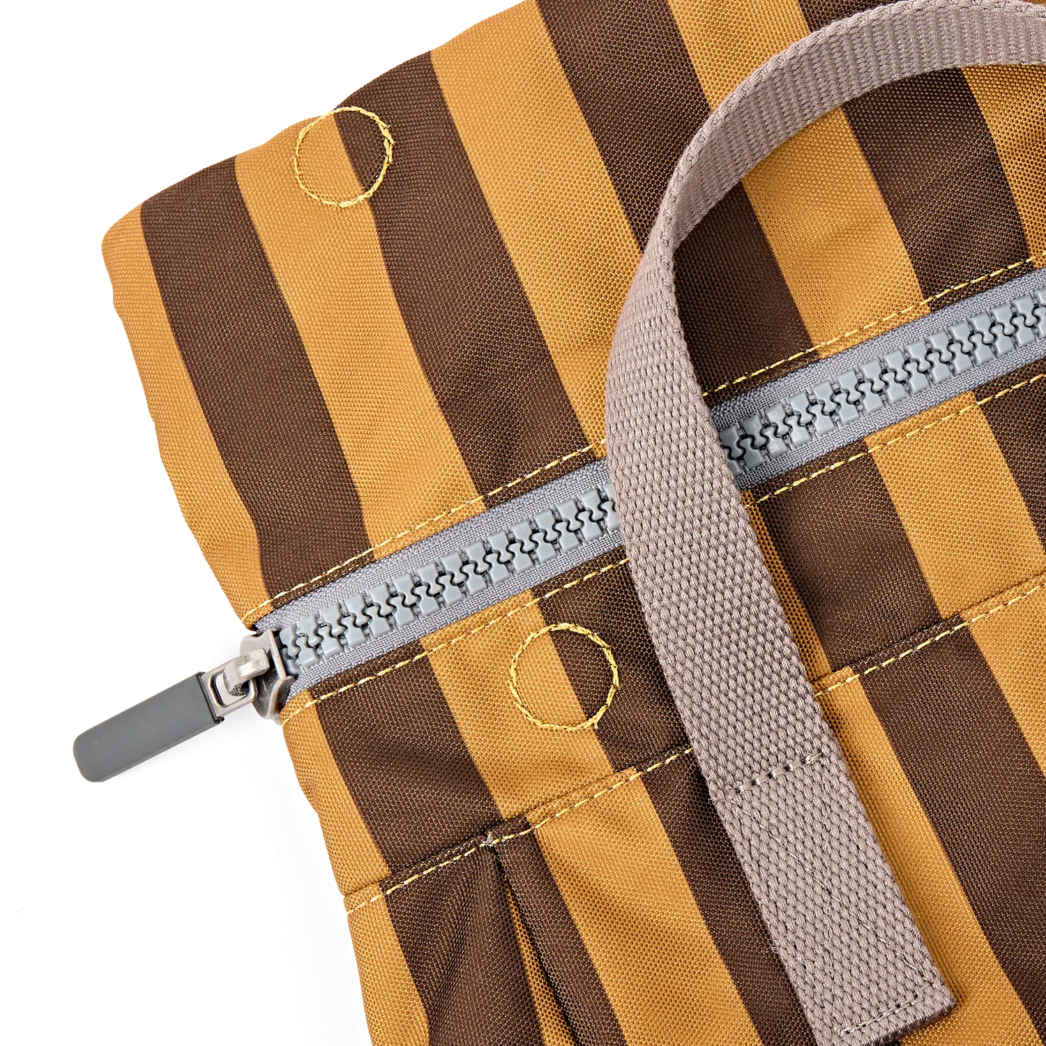 Roka London Canfield rygsæk Brown Stripe Small 9,8 liter