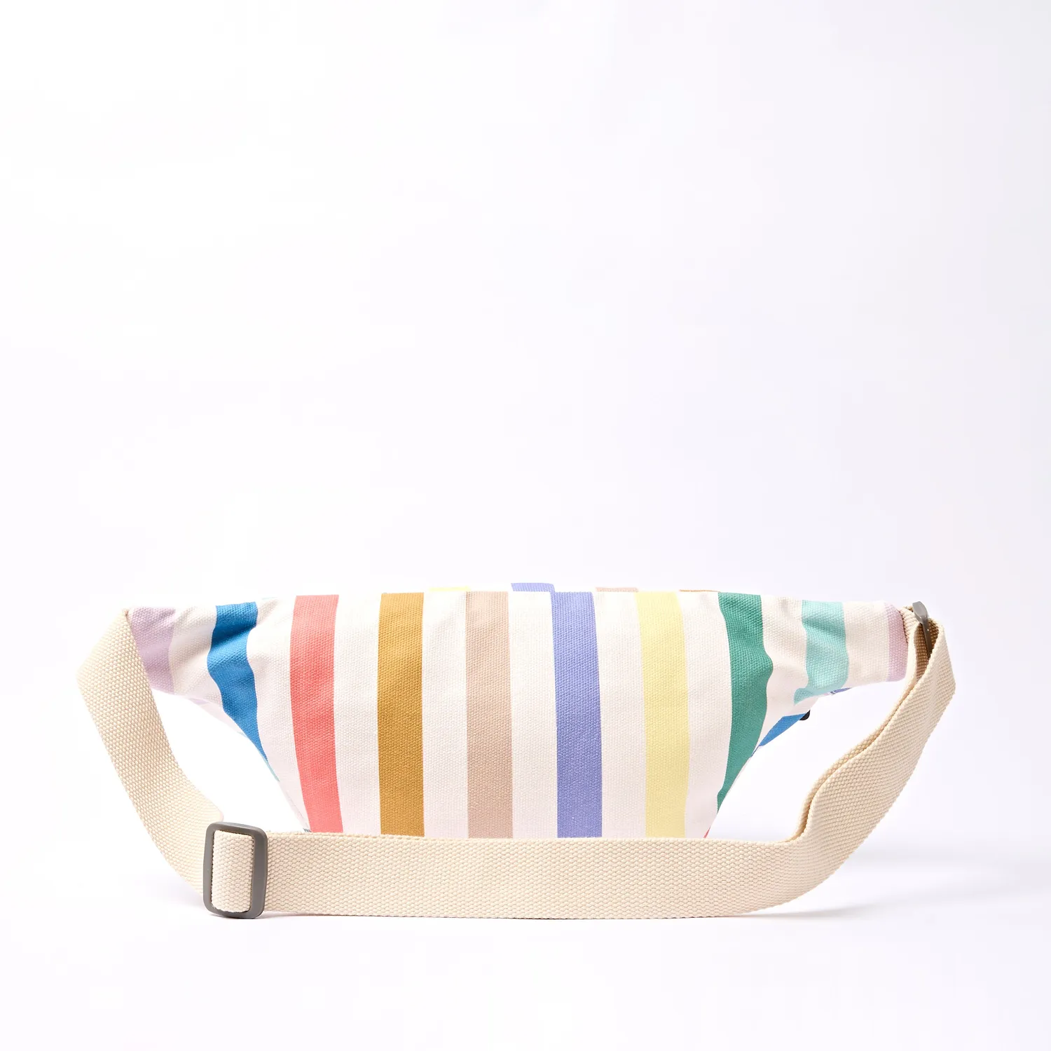 Roka London Mill Hill crossbody taske Pastel Multi Stripe S bomuld