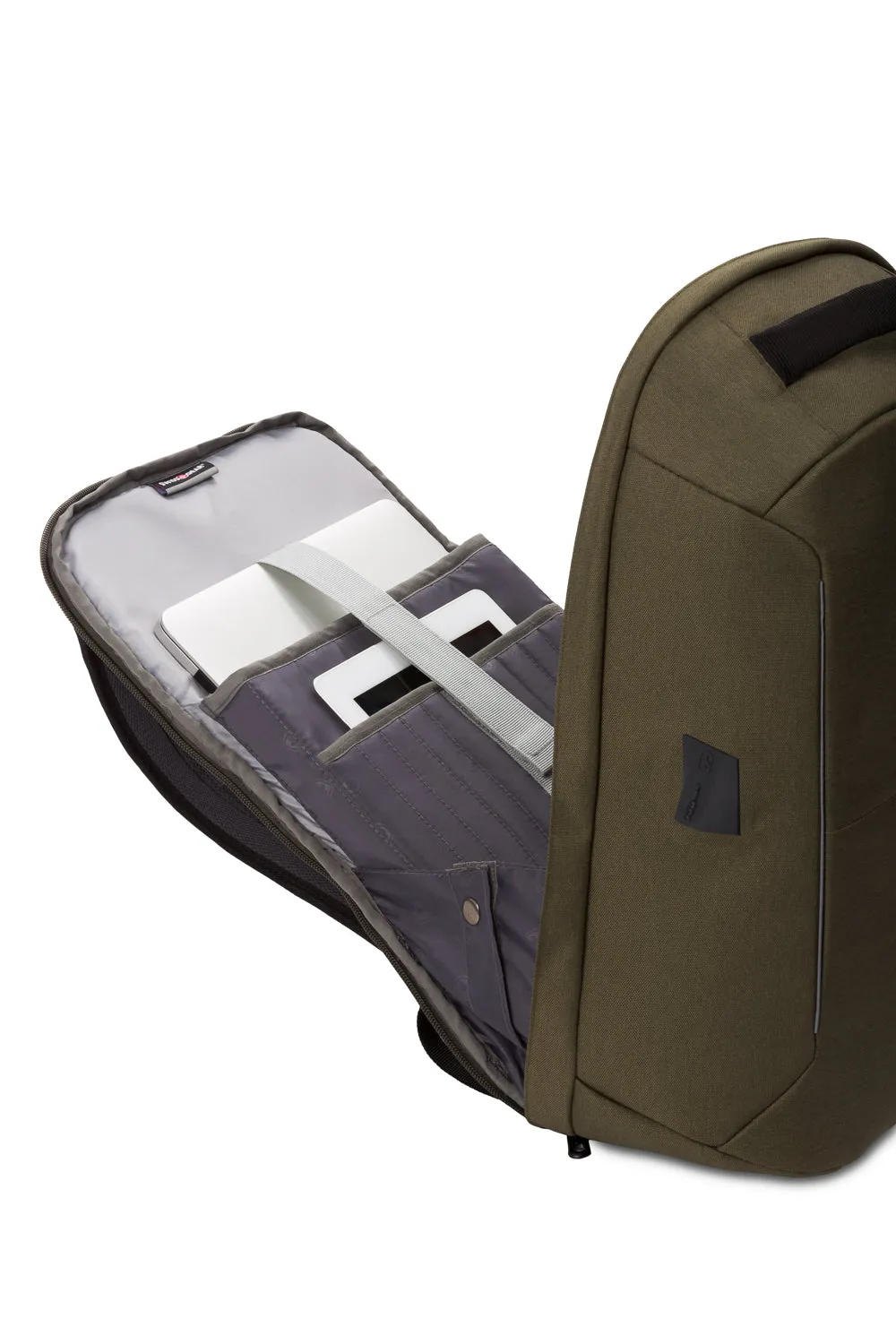 SWISSGEAR 2713 laptoprygsæk olivengrøn 16" tyverisikret