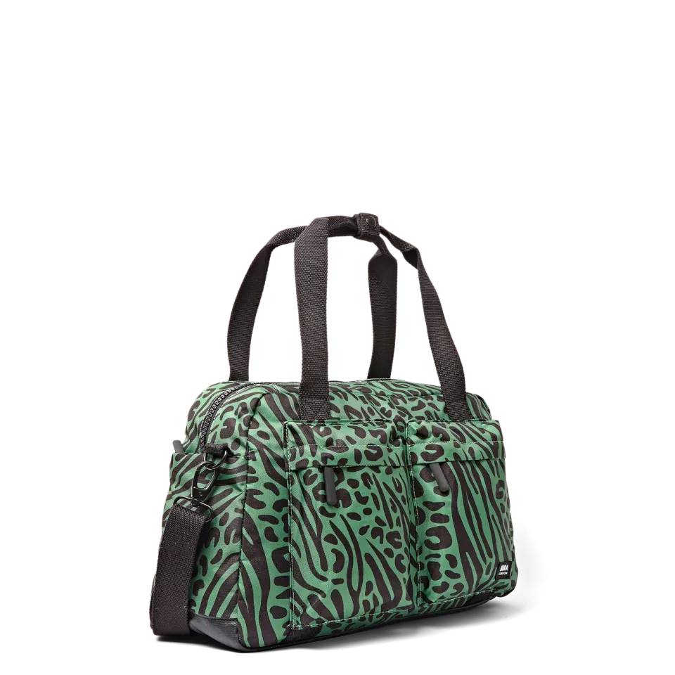 Roka London Gatwick Carry-On duffeltaske Mixed Animal Artichoke small