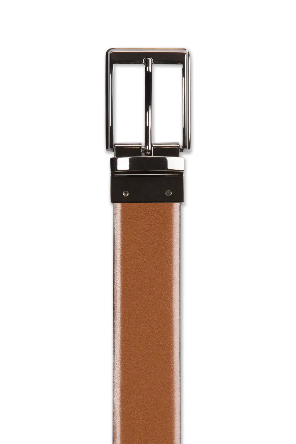 Swissgear Dressy vendbar læderbælte sort/brun