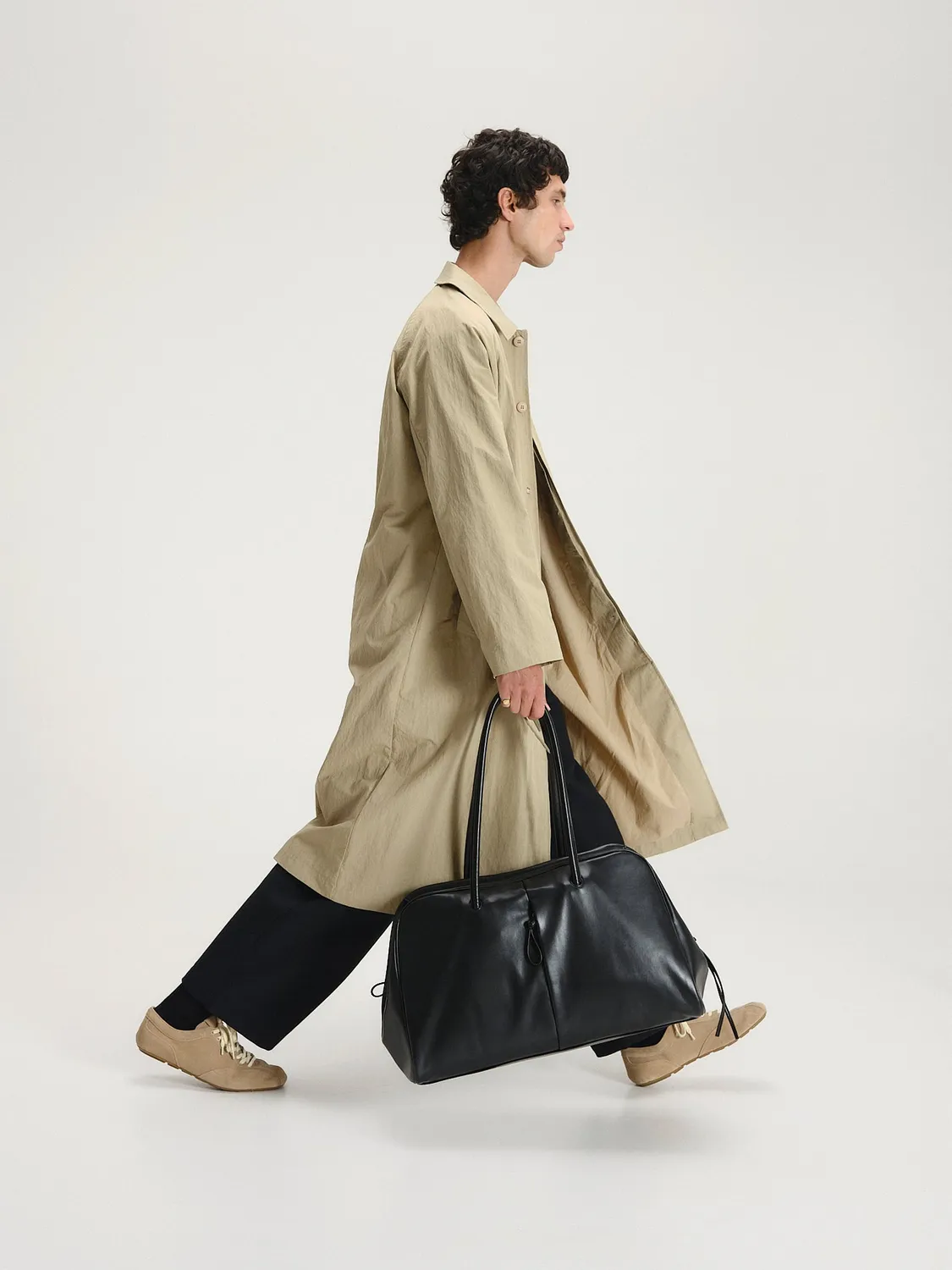 Ölend Large Brooklyn Bag skuldertaske sort vegansk læder