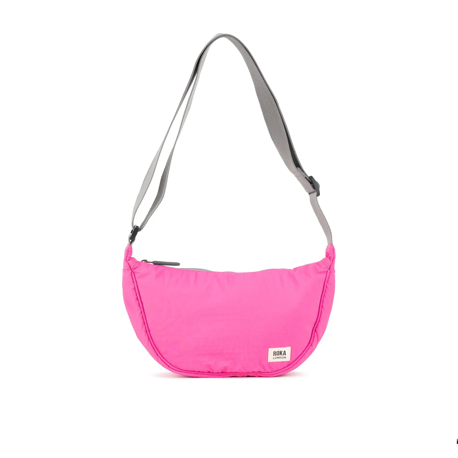 Roka London Farringdon halvmåne taske Hot Pink