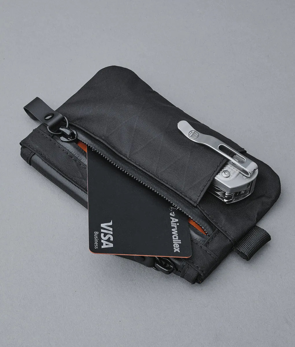 Alpaka Zip Pouch Pro kortpung sort X-Pac