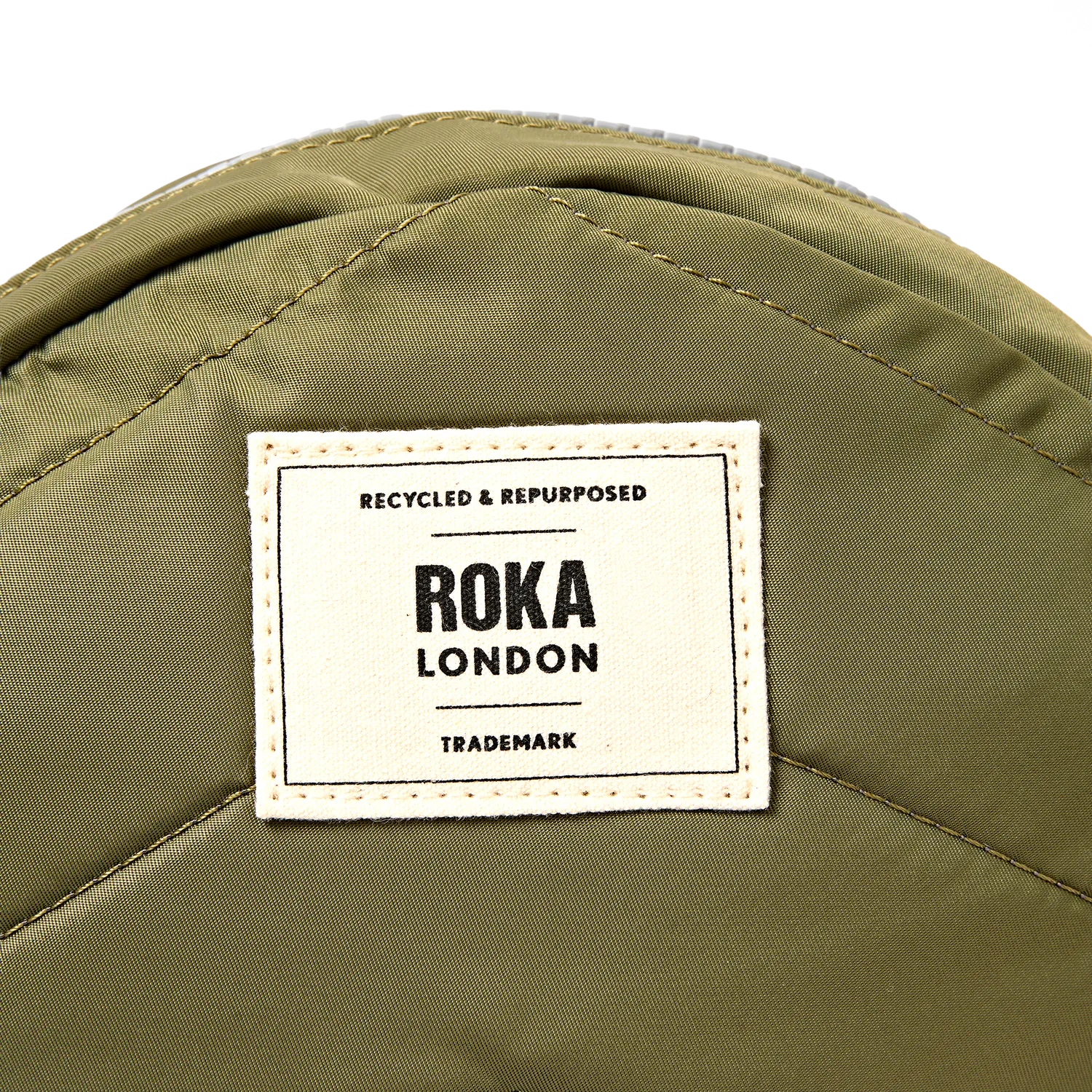 Roka London Paddington Small crossbody Chive rund