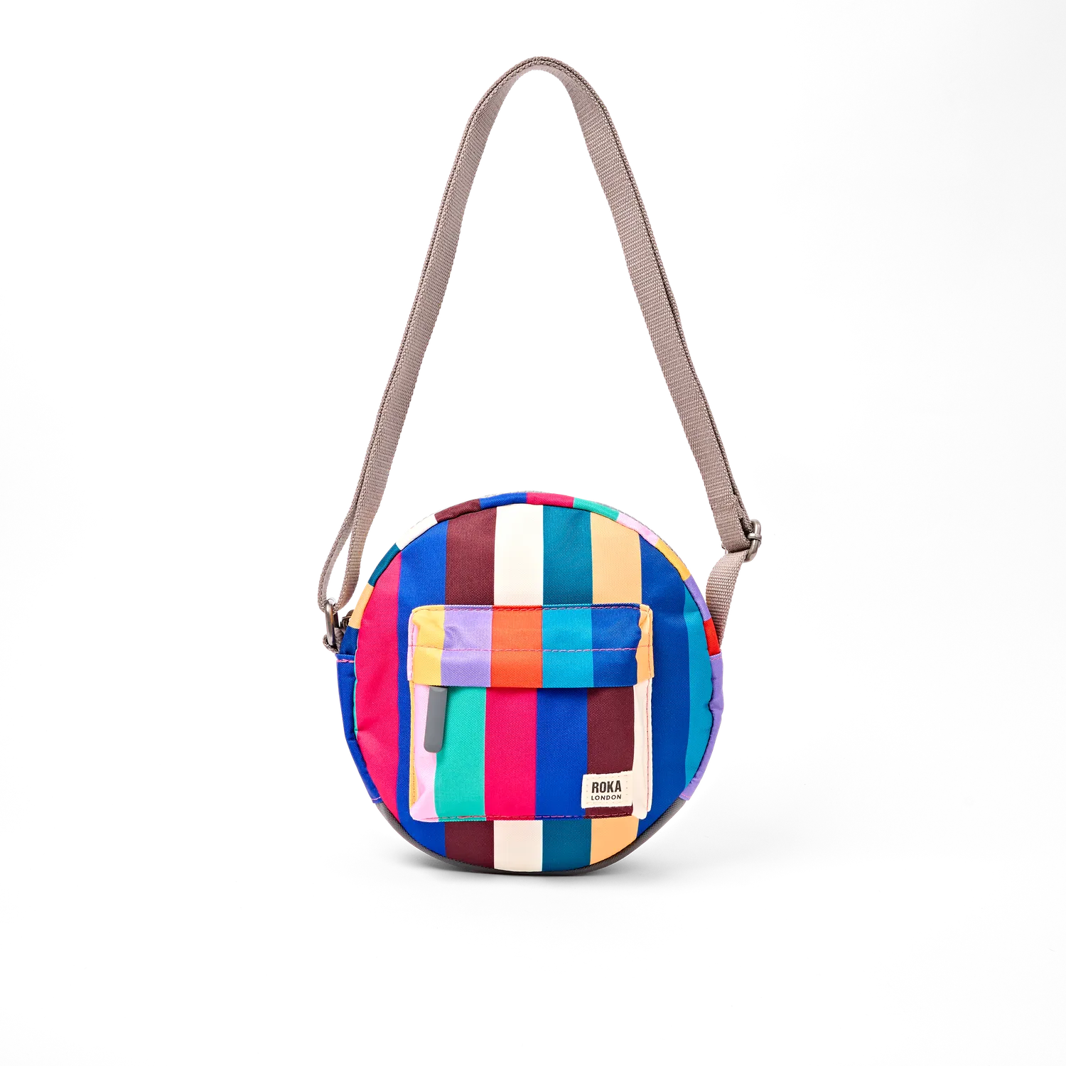 Roka London Paddington Small crossbody taske stribet 4,1L