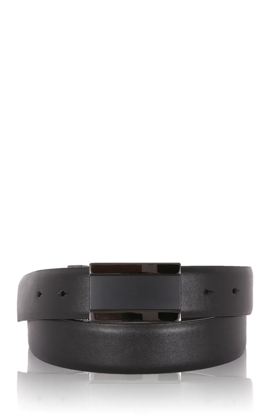 Swissgear Plaque Buckle XLarge læderbælte sort