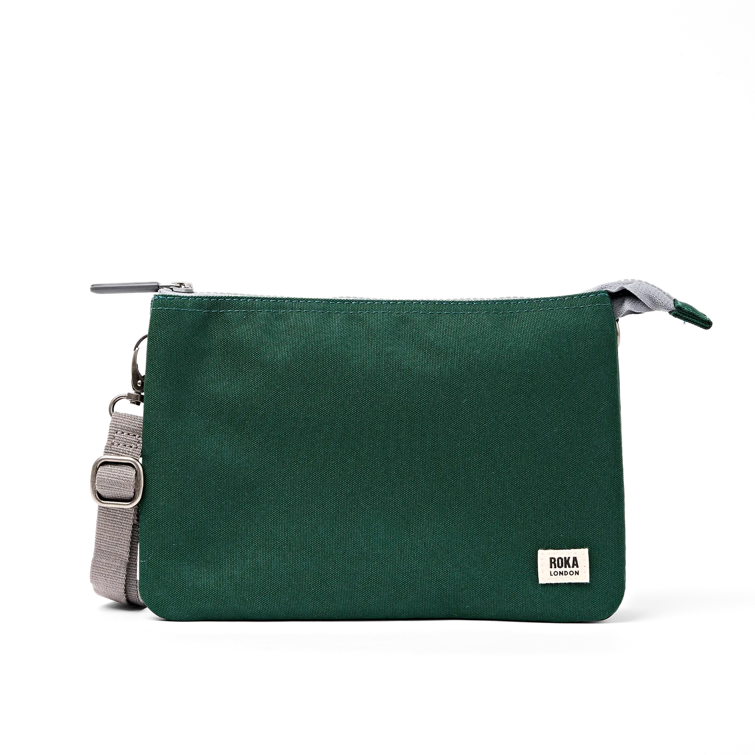 Roka London Carnaby XL crossbody taske forest XL