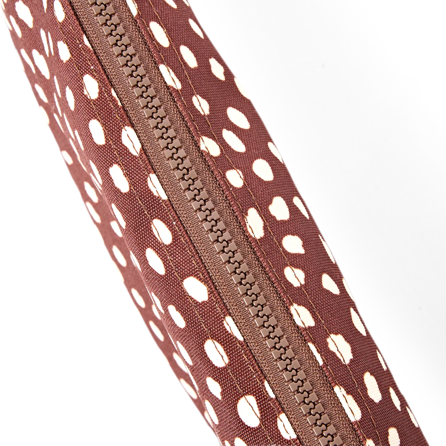 Roka London Carnaby Crossbody skuldertaske Brown Dot XL med kortrum