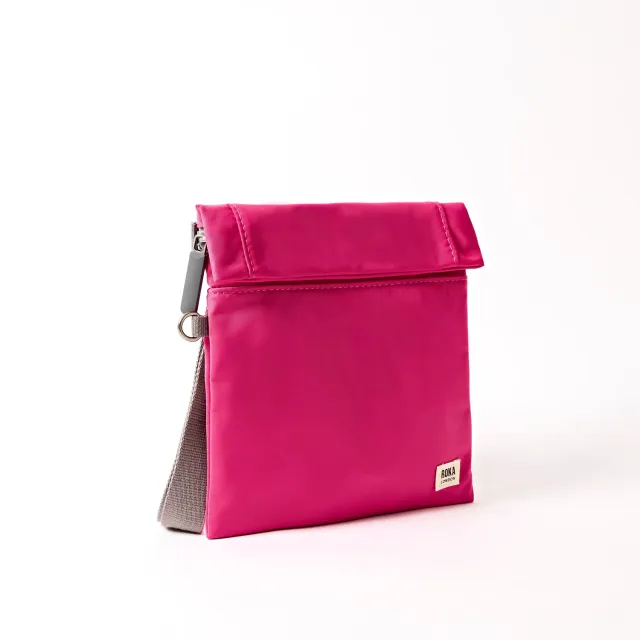 Roka London Stratford Small crossbody taske Granita Red vegansk