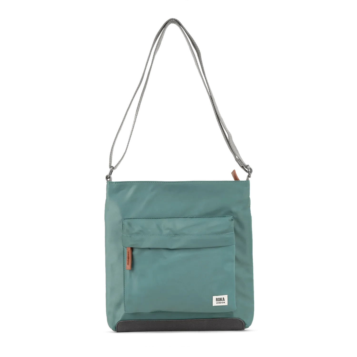 Roka London Kennington skuldertaske Sage Medium vegansk