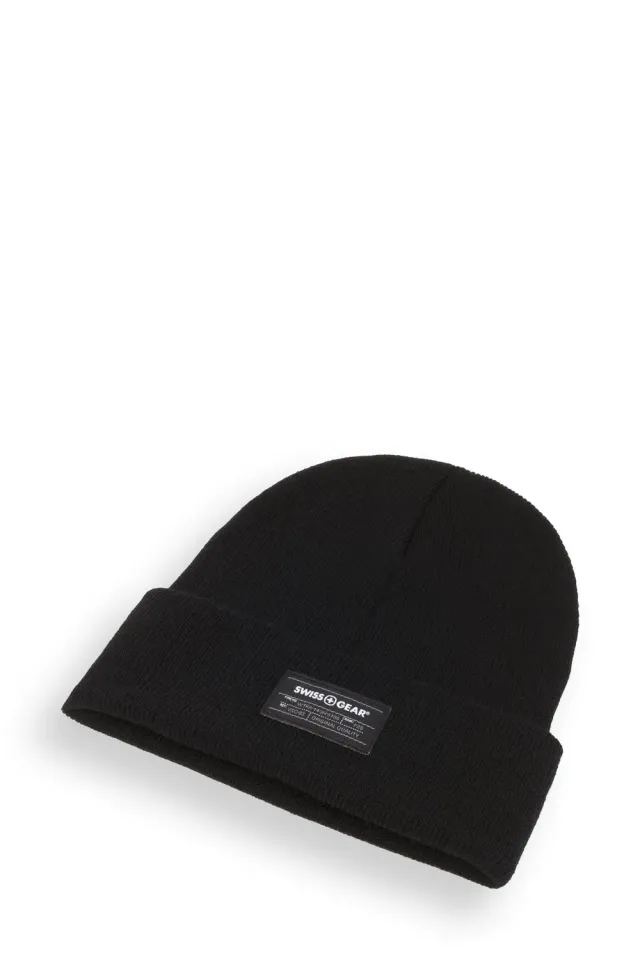 SwissGear Getaway beanie hue sort akryl