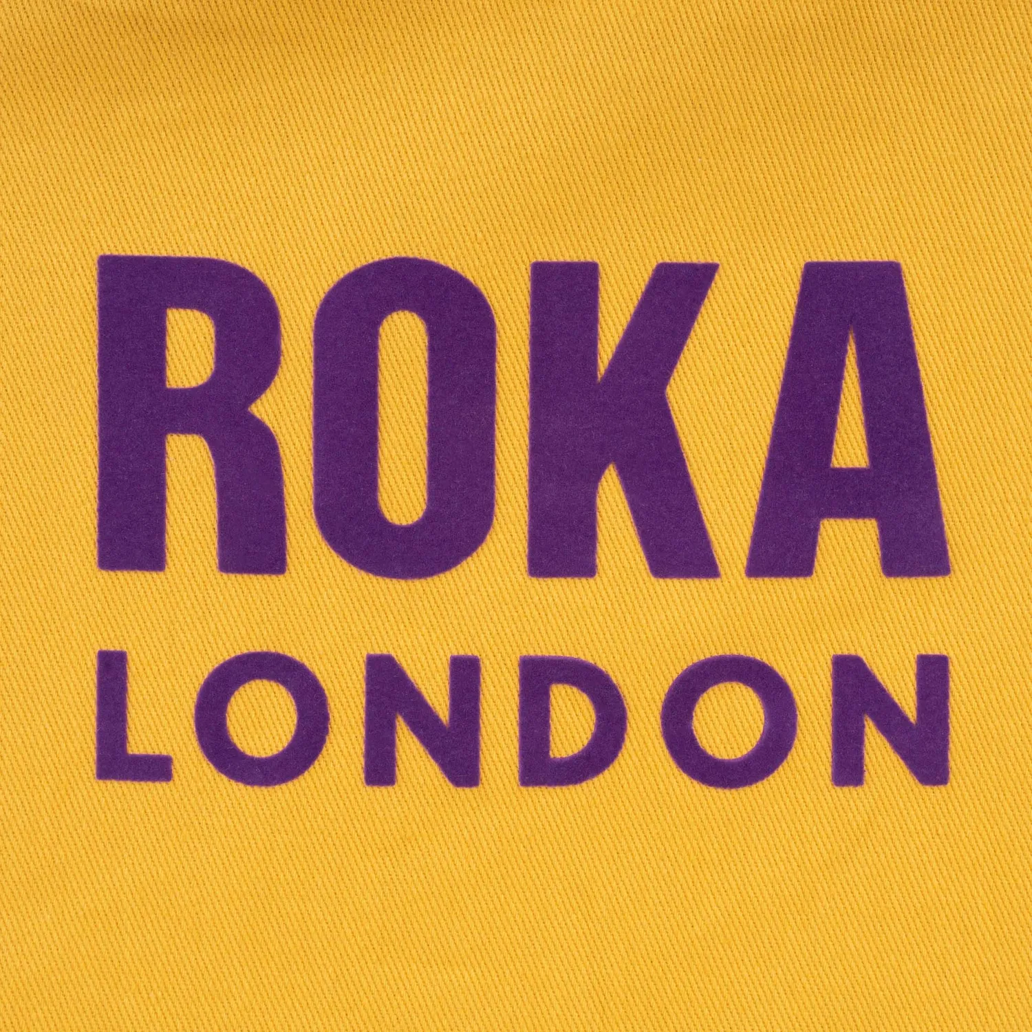 Roka London Notting Hill Gul mulepose Small bomuldscanvas