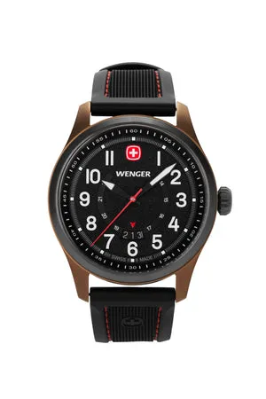Wenger Terragraph herreur bronze sort silikonerem
