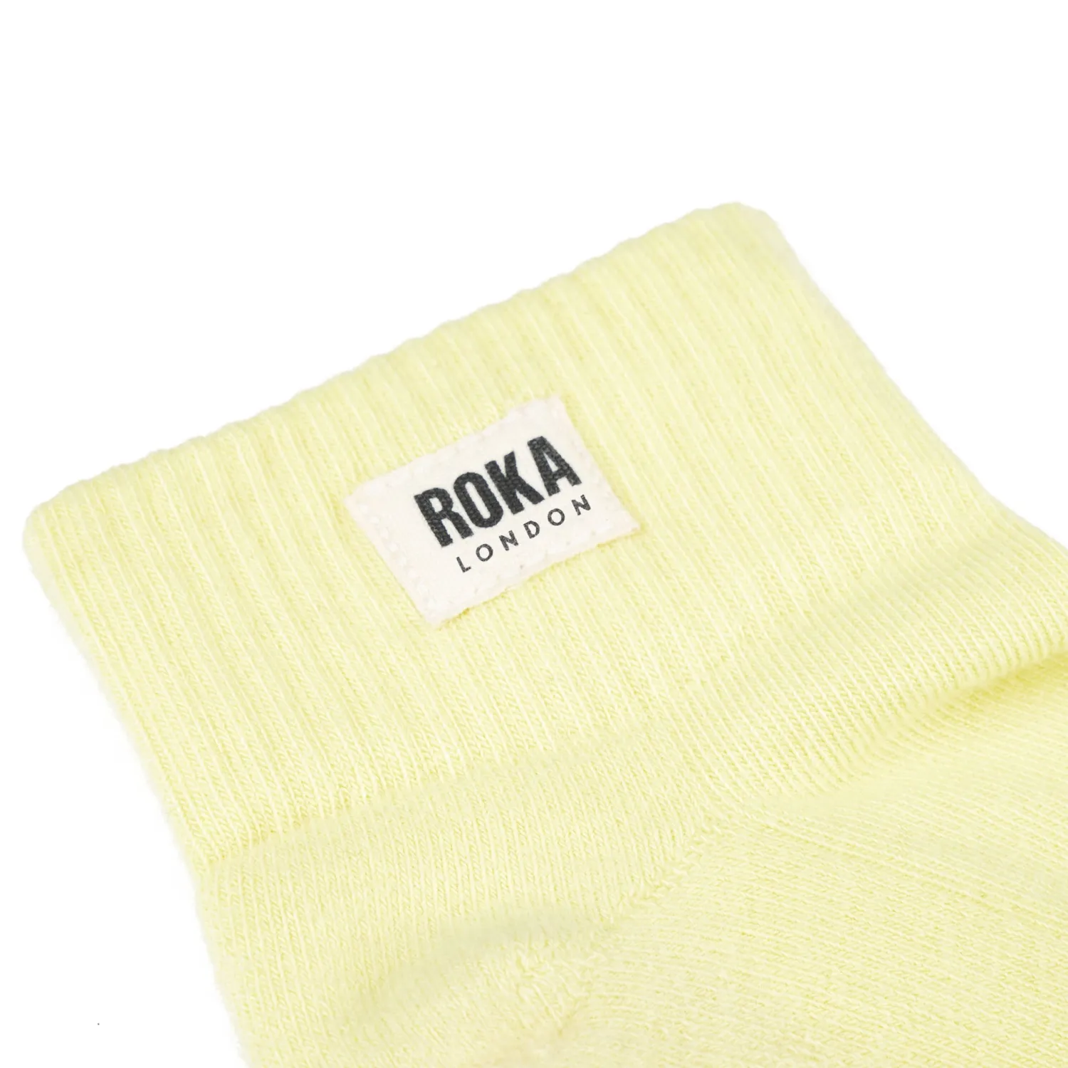 Roka London Wembley ankelstrømper lemonade bomuld