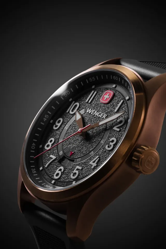 Wenger Terragraph herreur bronze sort skive silikone
