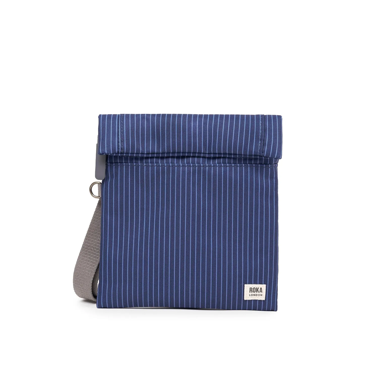 Roka London Stratford crossbody taske blå denim 0,5 liter
