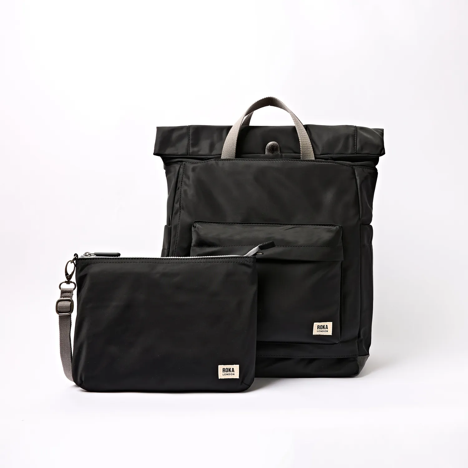 Roka London Primrose pusletaske Large black 4-i-1