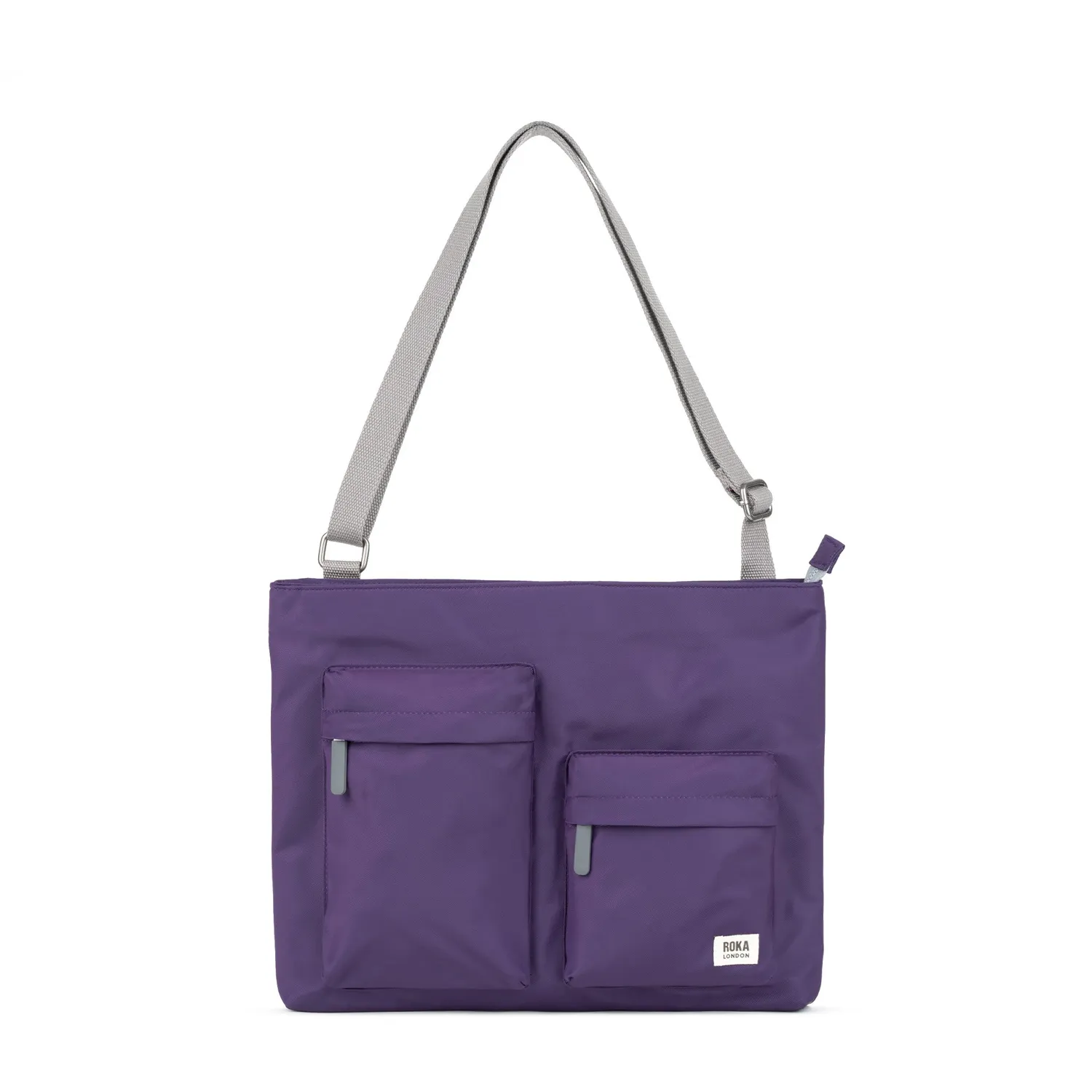 Roka London Moorgate M messenger taske Majestic Purple 3,2 l