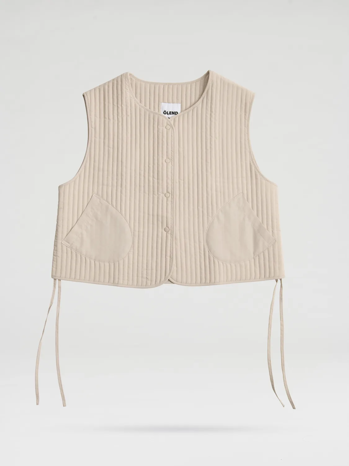 Ölend Padded quiltet vest Cobalt blue onesize