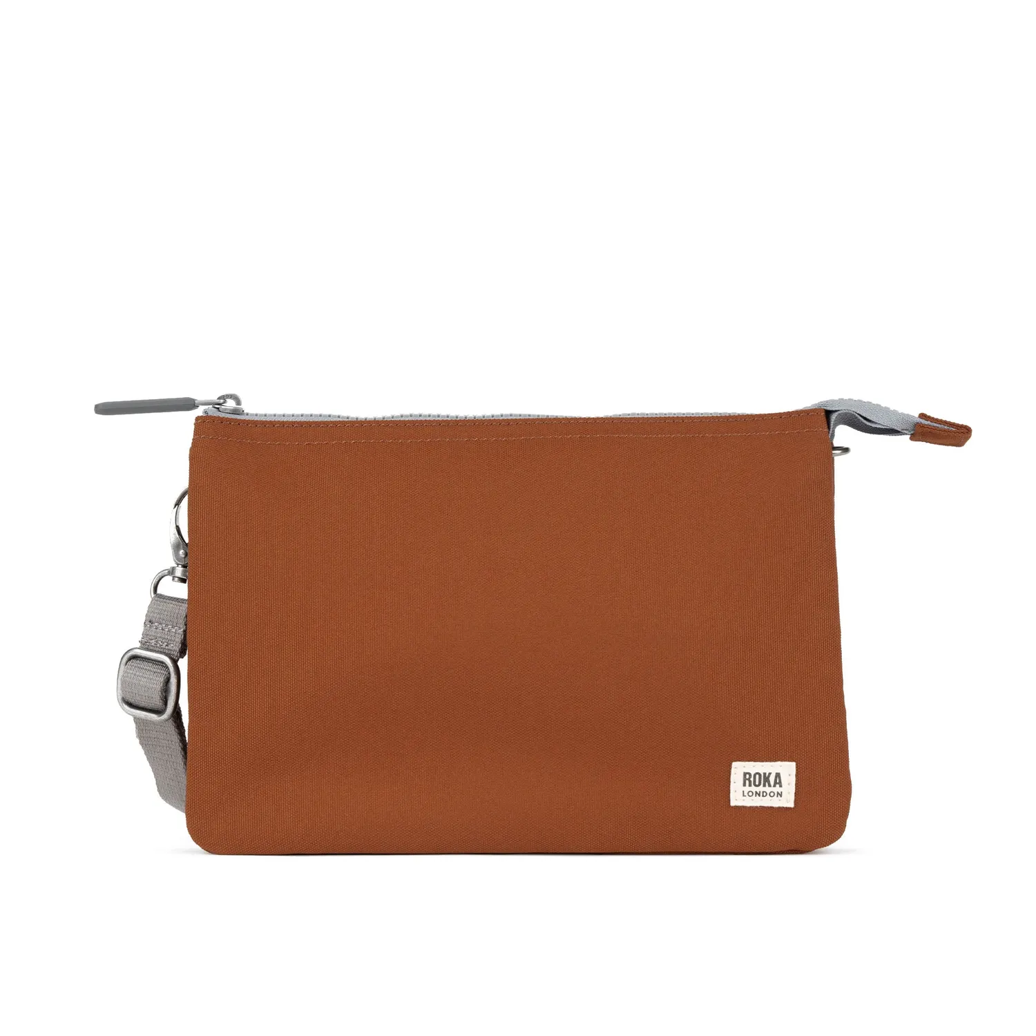 Roka London Carnaby crossbody XL Bran brun 0,5 liter