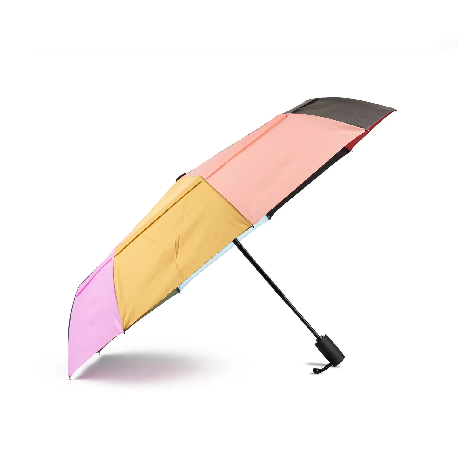 Roka London Waterloo paraply bright rainbow medium