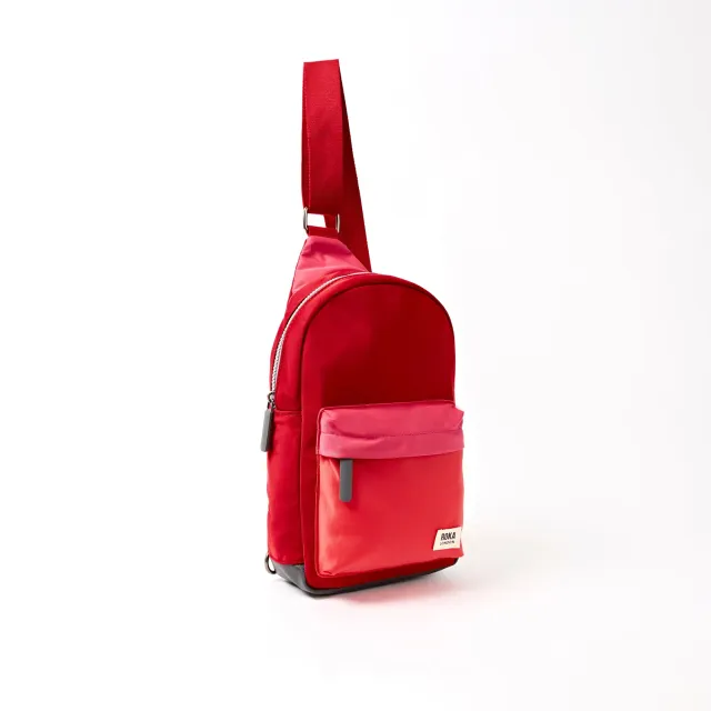 Roka London Willesden sling taske red tonal large 5 liter