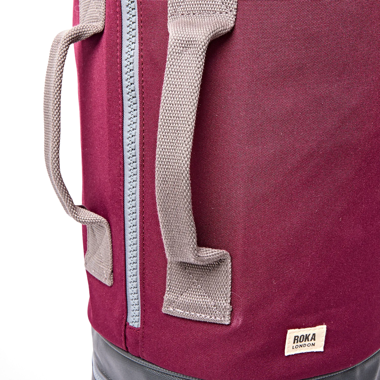 Roka London Heathrow duffel Large Cherry genbrugscanvas