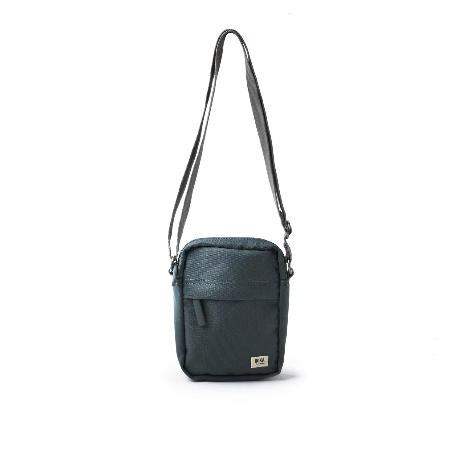 Roka London Bond crossbody taske Smoke Small 1,5 liter polstret