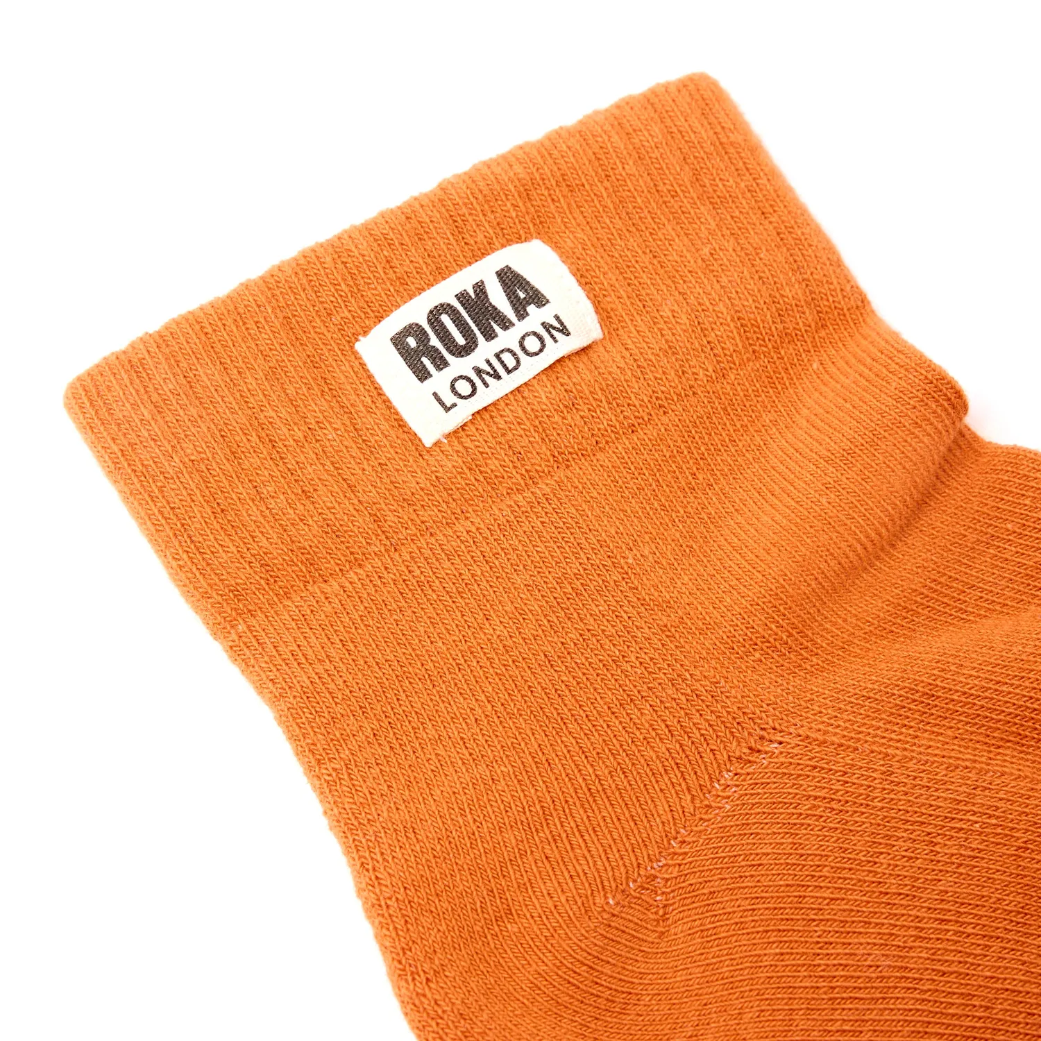 Roka London Wembley ankelsokker Burnt Orange herre