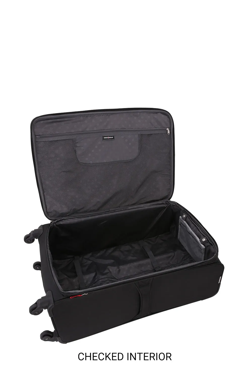Swissgear 7676 kuffertsæt sort 3 dele udvidelig spinner